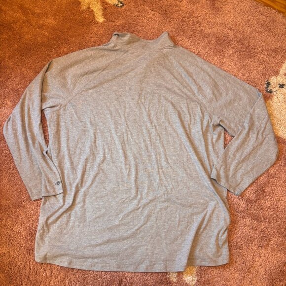 Carhartt Relaxed Fit Long Sleeve Quarter Zip Mock Neck TShirt Size 3XL TK4255-M - Picture 5 of 5